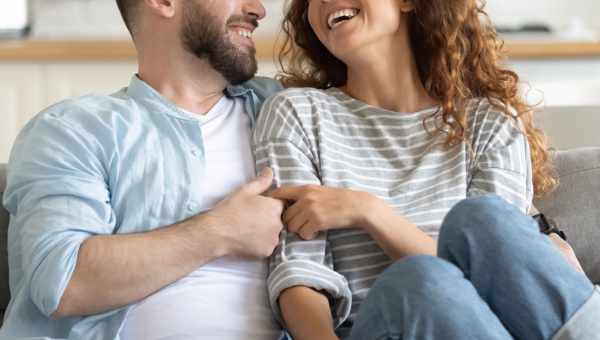 A happy couple undergoing Kingwood IVF